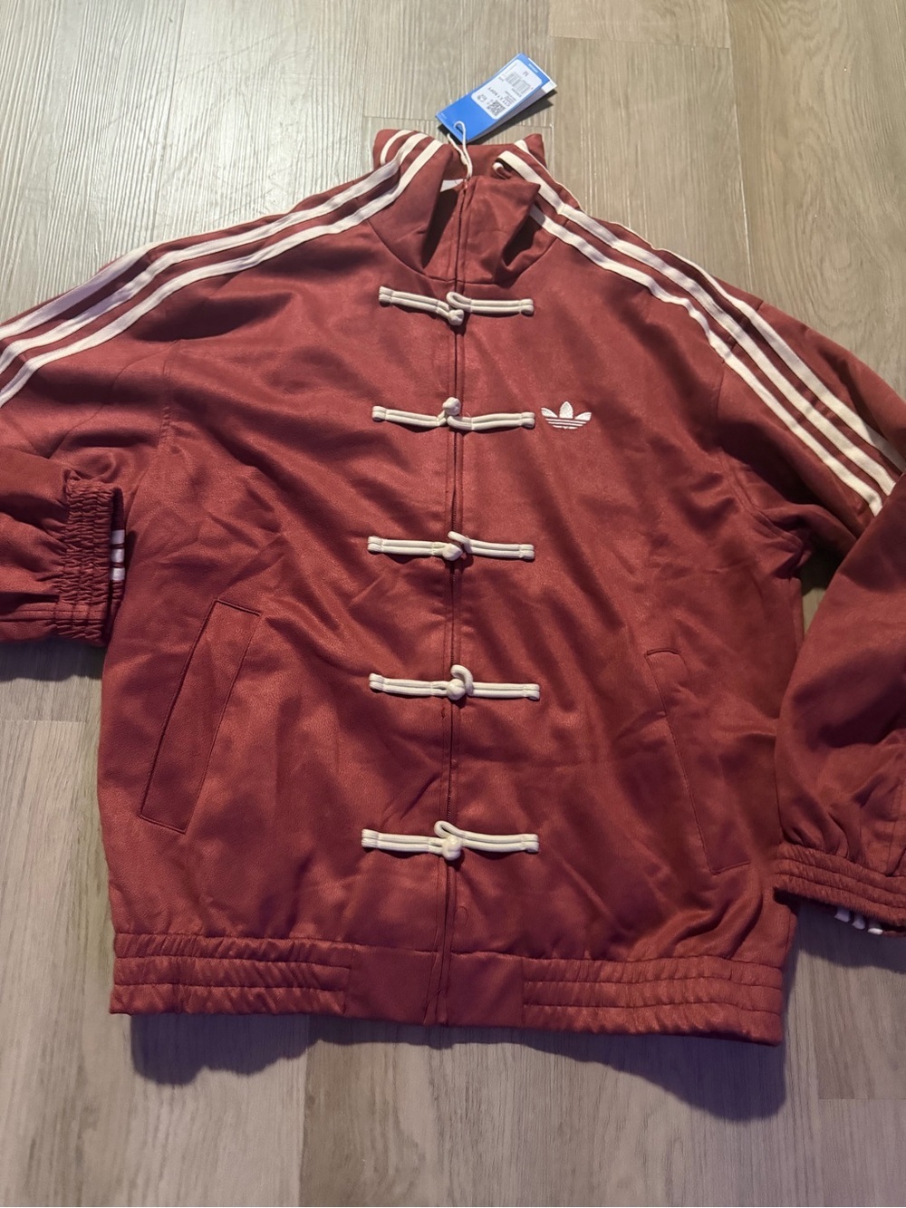 adidas Chinesse New Year Jacket with Contrast Toggles - Picture 3 of 3